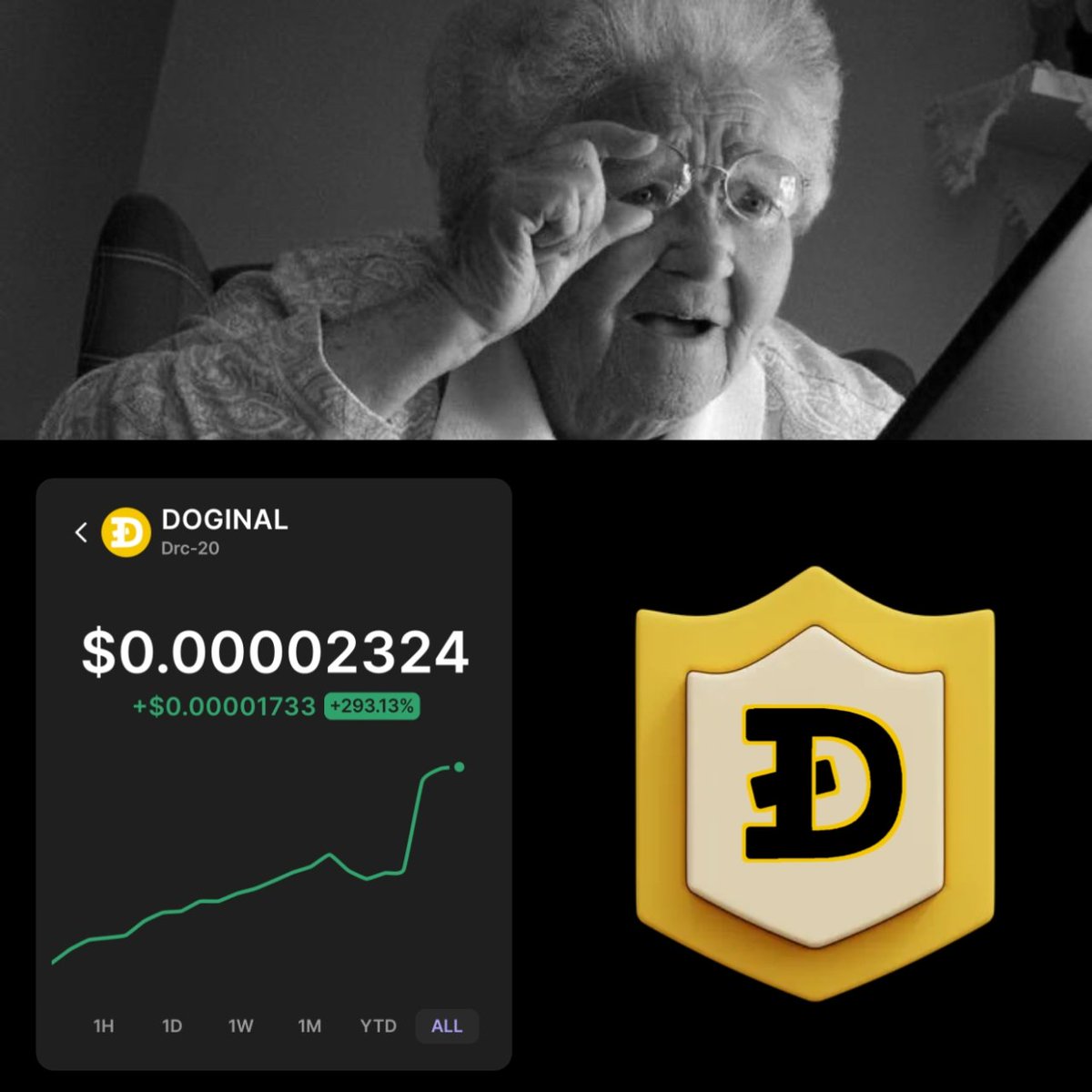 Wow this community is getting stronger day by day. 👀👀👀🔥💛

$0.00002324 per Drc-20 

Community is utility 💛 

#Doginal #Drc20 #Dogecoin #Solana #MyDoginalV3
