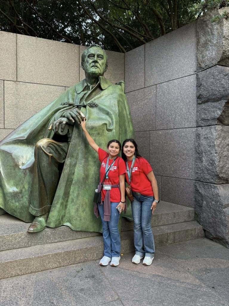Two of our ROWE FFA officers had the incredible opportunity to attend the Washington Leadership Conference in D.C.! They gained valuable leadership skills and are excited to bring that knowledge back to strengthen our chapter. 🦉🤠 #WarriorPride