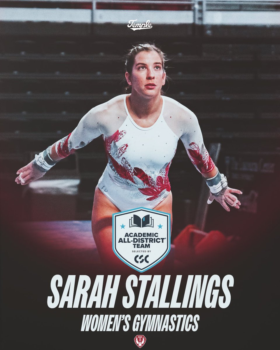 Success in and out of the gym 📚

Congratulations to Sarah Stallings for being selected to the 2025 @collsportscomm Academic All-District Team!

#GoOwls🦉