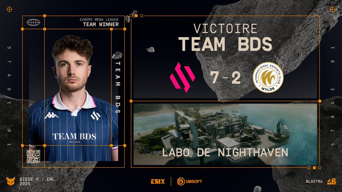 Logique victoire de <a href="/TeamBDS/">Team BDS</a> qui ouvre son compteur dans cette saison d'EML ! 🫰