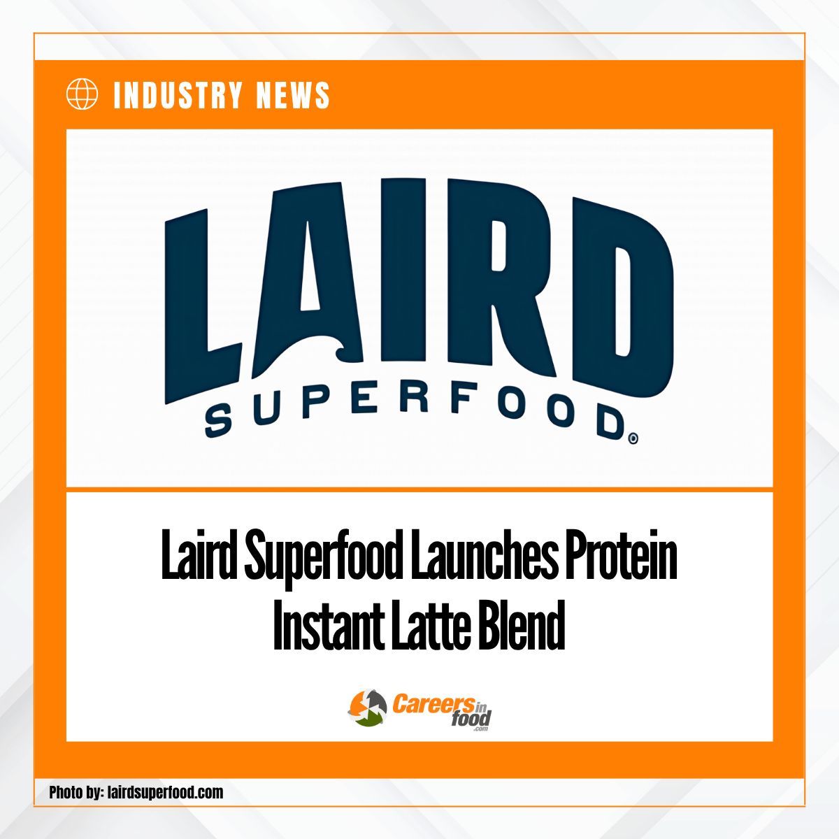 .<a href="/LairdSuperfood/">Laird Superfood</a> Launches Protein Instant Latte Blend 📢 

Each serving offers 10 grams of plant-based protein, sourced from a unique mix of pea, hemp, and pumpkin seed protein.  

More on the drink: careersinfood.com/career-plannin…

#FoodNews