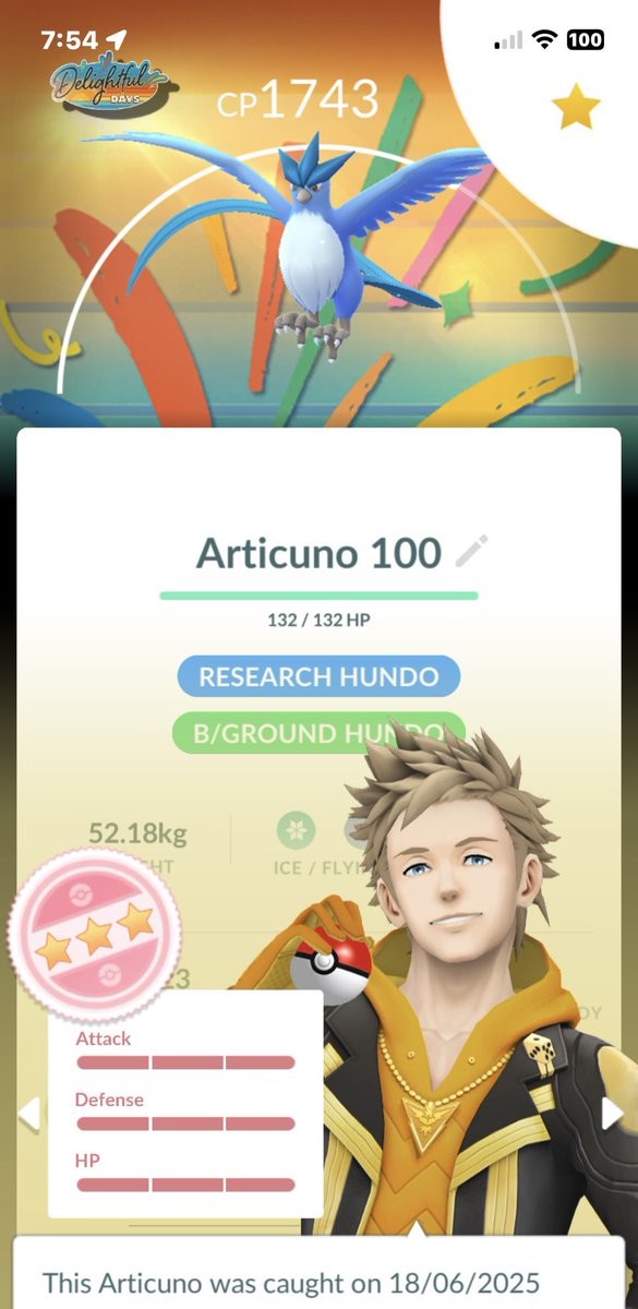 blankandclear's tweet image. Well, this just happened. My first ever Legendary bird and with a special background!

#PokémonGO

#LegendaryHundo

#Articuno

#SpecialBackground