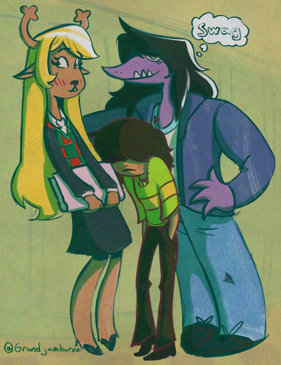 Freak little thing and it's owners #krusielle #DELTARUNE