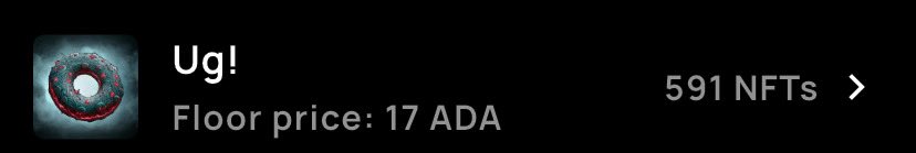 Ada Sharks (@ada_sharkscnft) on Twitter photo I’ve officially passed crazy in nft holdings. Between all of my wallets it’s got to be in the 1000s . But one thing keeps me coming back to <a href="/Joshua_Squashua/">Squashua 🍩</a> and <a href="/UgVsDonut/">UG | 42% MINTED!! 🍩❤️ $DONUT</a> Out of everything on Cardano, not very many things are as unique as this. In art and in life, being I’ve officially passed crazy in nft holdings. Between all of my wallets it’s got to be in the 1000s . But one thing keeps me coming back to <a href="/Joshua_Squashua/">Squashua 🍩</a> and <a href="/UgVsDonut/">UG | 42% MINTED!! 🍩❤️ $DONUT</a> Out of everything on Cardano, not very many things are as unique as this. In art and in life, being