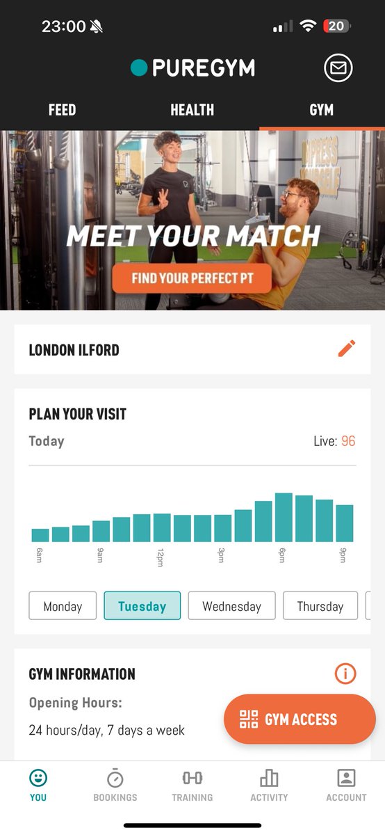 I skipped the gym today because every time i looked at the amount of people in it i didn’t wanna deal. Changed to the next closest I could drive to, to see if that was less busy than mine and tell me why the fuck there is 96 people in the gym at 11pm. 🥴 fuck being skinny 😂