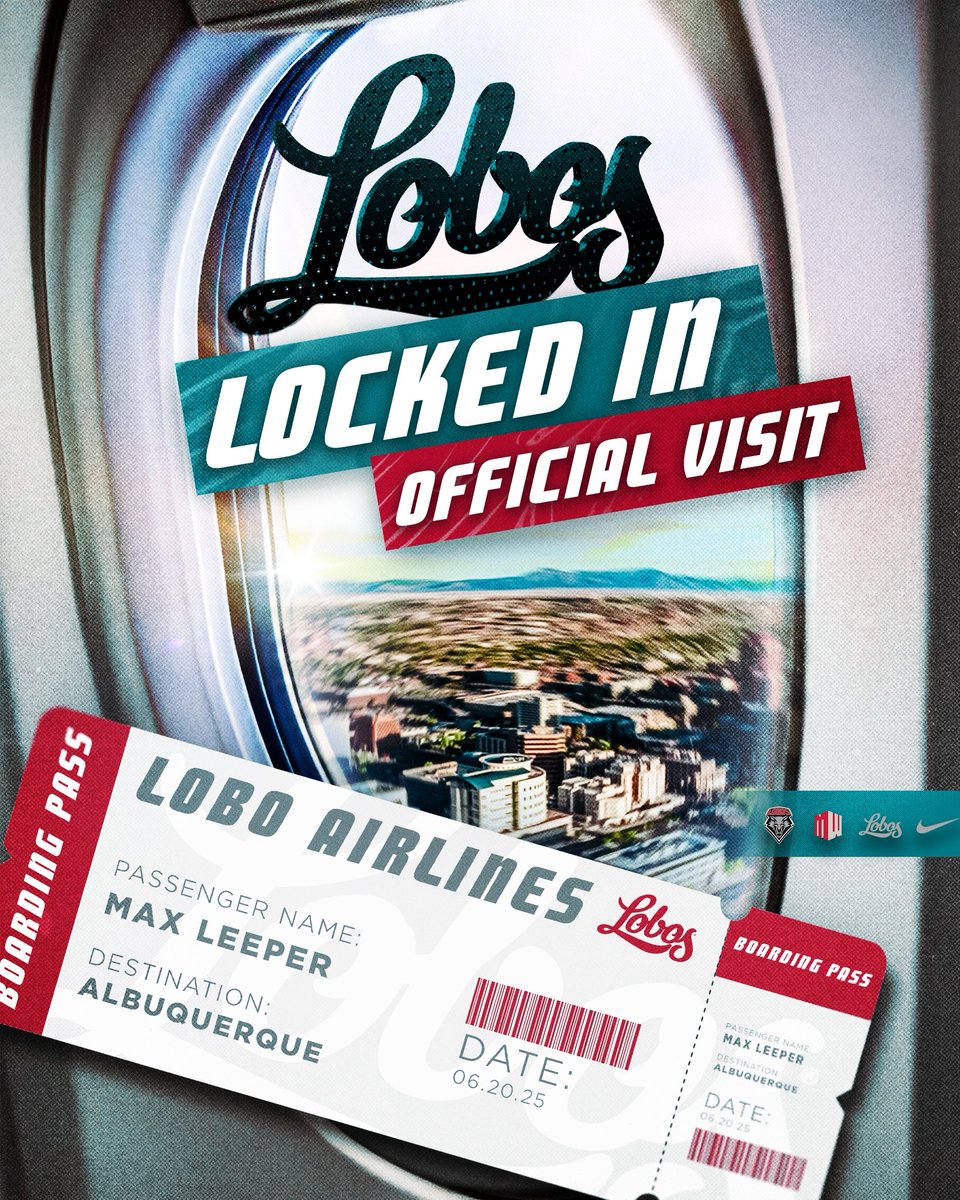 MaxLeeper1's tweet image. Locked In!!! Excited To Be In Albuquerque This Weekend!!
@Coach_Eck @UNMLoboFB
@_CoachElliott @CoachS_Koch @Coach_CBooth
#GoLobos !! 🐺 🆙
@adamgorney @GregBiggins @BlairAngulo @BrandonHuffman @alecsimpson5