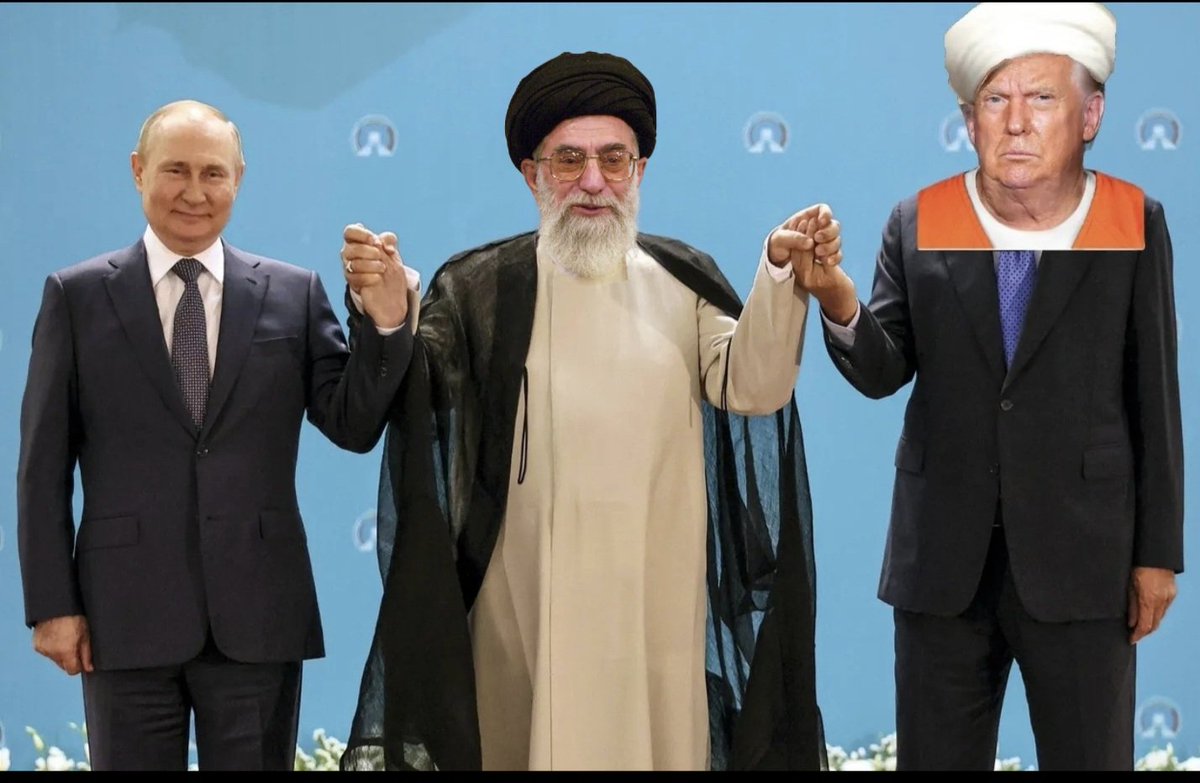 Navdeep Singh Rajwanshi (@thegameveda) on Twitter photo So the only option for MAGA Supreme Leader Ayatollah Donald J Trump is to join Iran's Supreme Leader Ayatollah Khameini in exile in Russia
Arranged by Vladimir Putin
Peace In Our Time ... <a href="/NobelPrize/">The Nobel Prize</a> all around So the only option for MAGA Supreme Leader Ayatollah Donald J Trump is to join Iran's Supreme Leader Ayatollah Khameini in exile in Russia
Arranged by Vladimir Putin
Peace In Our Time ... <a href="/NobelPrize/">The Nobel Prize</a> all around