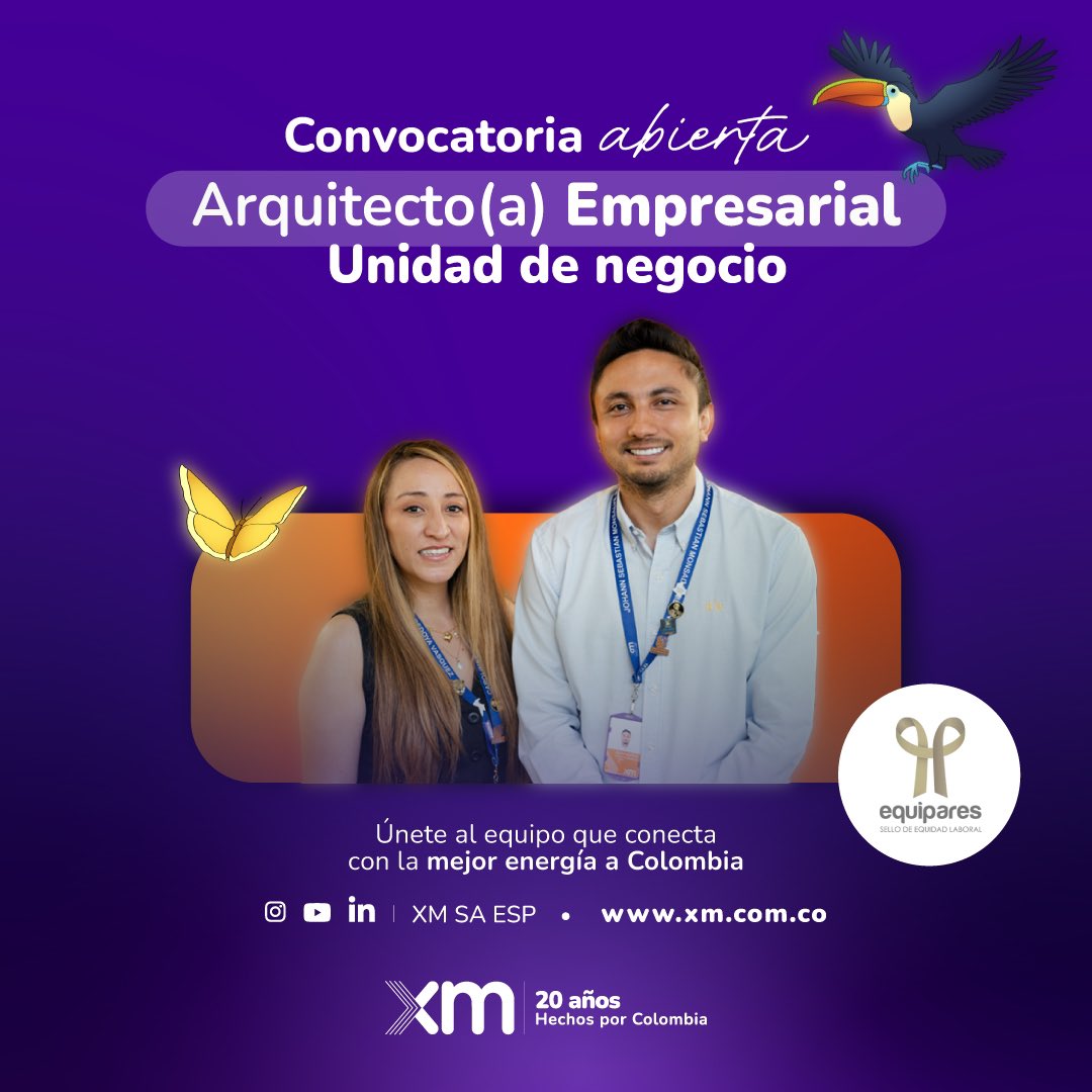 En XM estamos hechos de ideas que transforman, de talentos que inspiran y de tecnología que impulsa el cambio.
Si te gustaría formar parte de nuestro equipo postúlate aquí: magneto365.com/co/empresas/is…