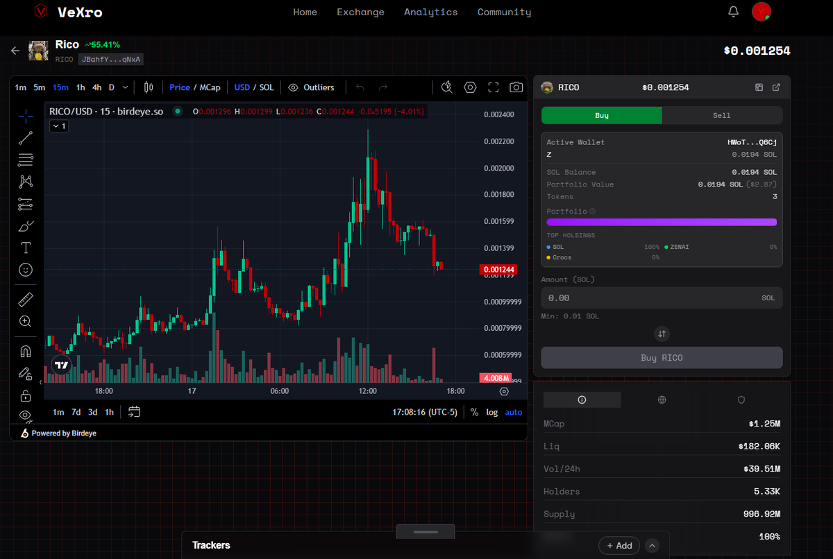 VeXro is Awakened...

Live Trading is pulses through the VorteX!

Ready to Venture Beyond the Vail?

-V