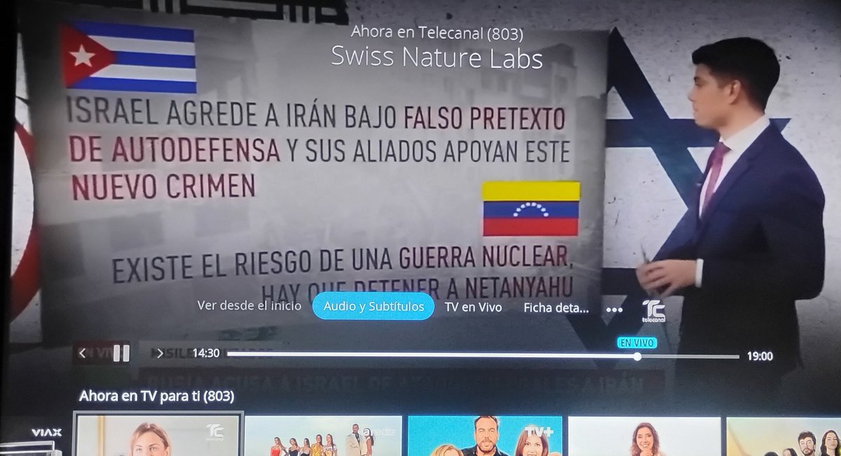 Puse Telecanal y me apareció el canal pro ruso y pro chavista "Russia Today", quien autorizó que un medio sancionado por la UE por difundir fake news y hacer apología al castro-chavismo tenga señal abierta en Chile?
