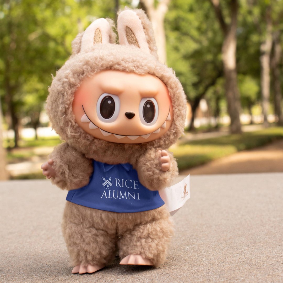 ricealumni's tweet image. Which college do we think Labubu was in?