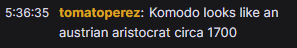Komodo tweet media