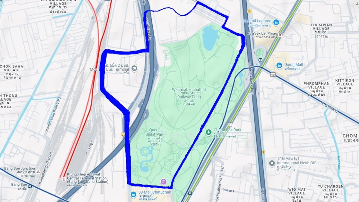 This is what the Thailand F1 track will look like, based on details available so far. Please excuse the poor Photoshop job! The circuit is about 5.7km in length, pit complex at the top of this map, going anti-clockwise. #F1 #Thailand