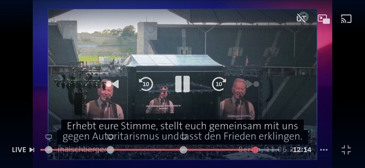 Bei #Maischberger wird "let freedom ring" mit "lasst den Frieden erklingen" übersetzt.
Danke ÖRR, wieder was gelernt.