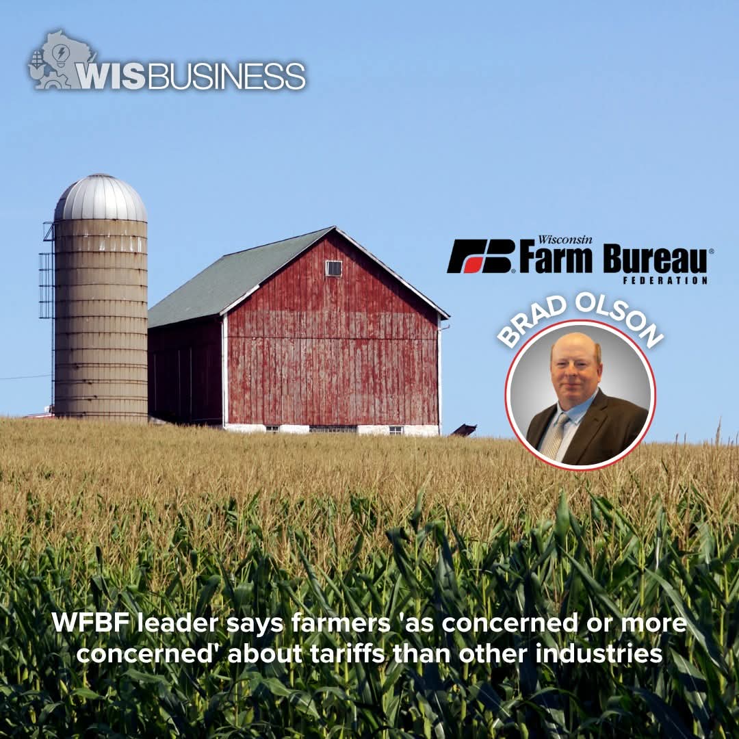 WisBusiness.com (@wisbusiness) on Twitter photo The head of the <a href="/WIFarmBureau/">WI Farm Bureau</a> says #farmers 🌾are “as concerned or more concerned than any other industry” about #tariffs, though #trade uncertainties haven’t yet had a major impact on #agriculture.
wisbusiness.com/2025/wfbf-lead… The head of the <a href="/WIFarmBureau/">WI Farm Bureau</a> says #farmers 🌾are “as concerned or more concerned than any other industry” about #tariffs, though #trade uncertainties haven’t yet had a major impact on #agriculture.
wisbusiness.com/2025/wfbf-lead…