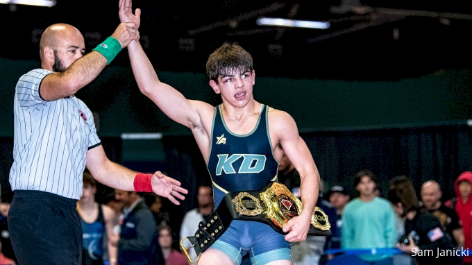 WrestlingSNL's tweet image. 70kg: PJ Duke
High School: Minisink Valley, NY (Penn State commit)
Club: KD Training Center / Nittany Lion WC
• U20 World Bronze Medalist (2024)
• #2 Ranked Recruit in Class of 2025
• Youngest member of the U.S. Sr. Team since 1950