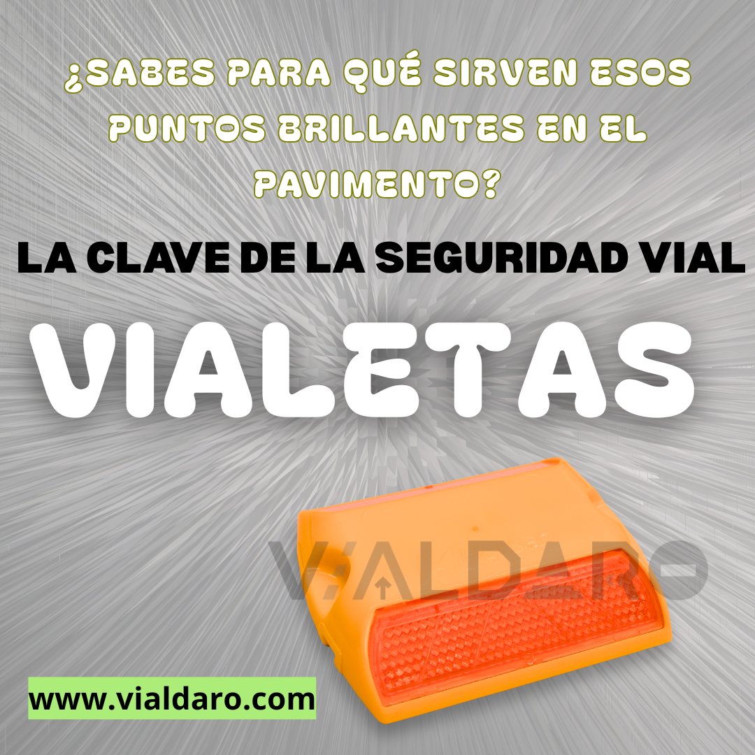 Vialdaro's tweet photo. En carreteras y calles, la visibilidad es clave para evitar accidentes, especialmente de noche o bajo lluvia. Las vialetas son pequeñas pero poderosas aliadas en la seguridad vial. En VIALDARO ofrecemos vialetas de alta durabilidad. Conoce más en https://t.co/xMNTn8WMIa https://t.co/6hClW4WcY8