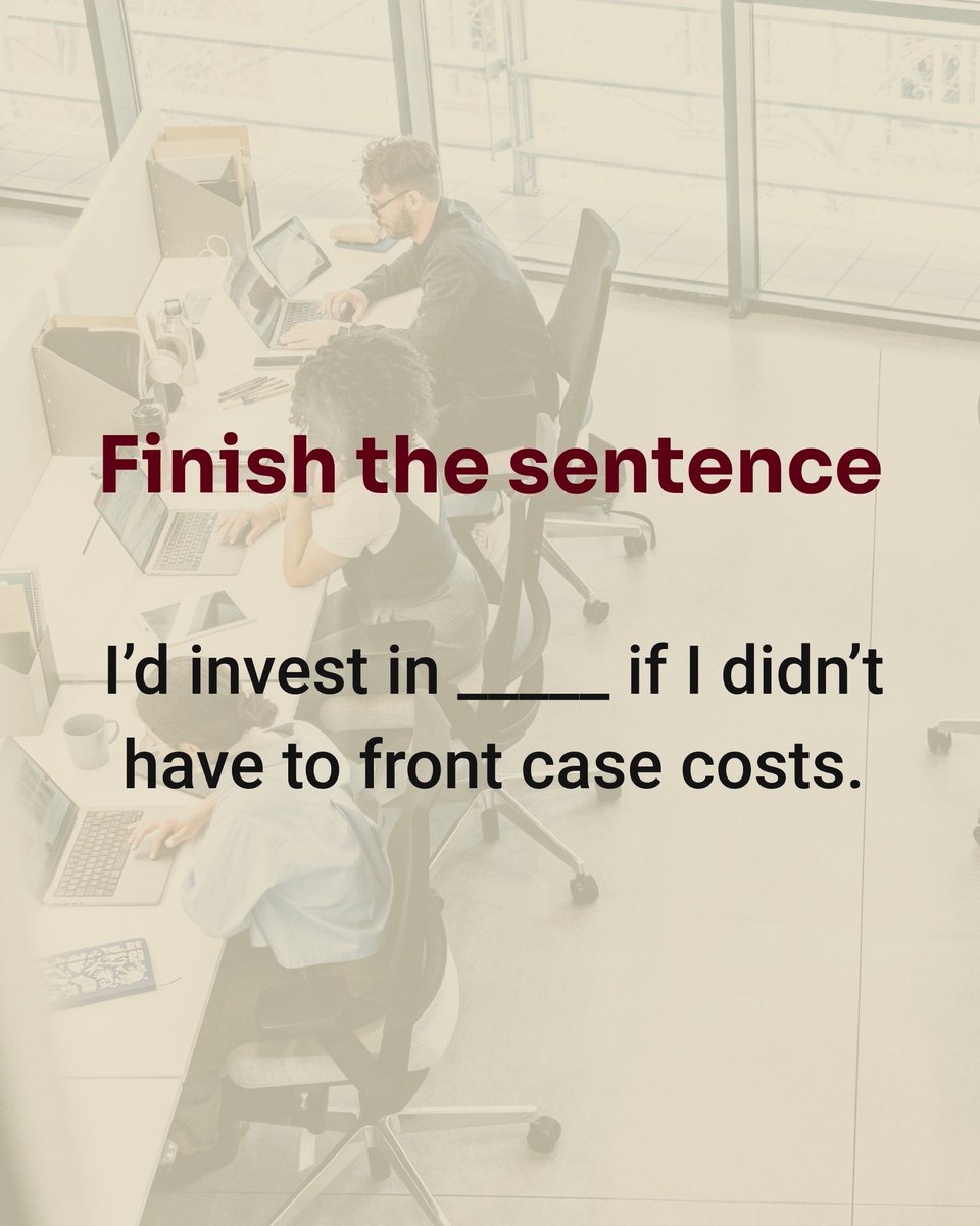 levelesq's tweet image. 💬 We hear this all the time from plaintiff lawyers:
“I’d invest in _____ if I didn’t have to front case costs.”

With Level, you can.
👇 Fill in the blank—we’re listening.

#PlaintiffLawyer #LevelEsq #CaseCostFinancing #LawFirmGrowth #LegalFinance