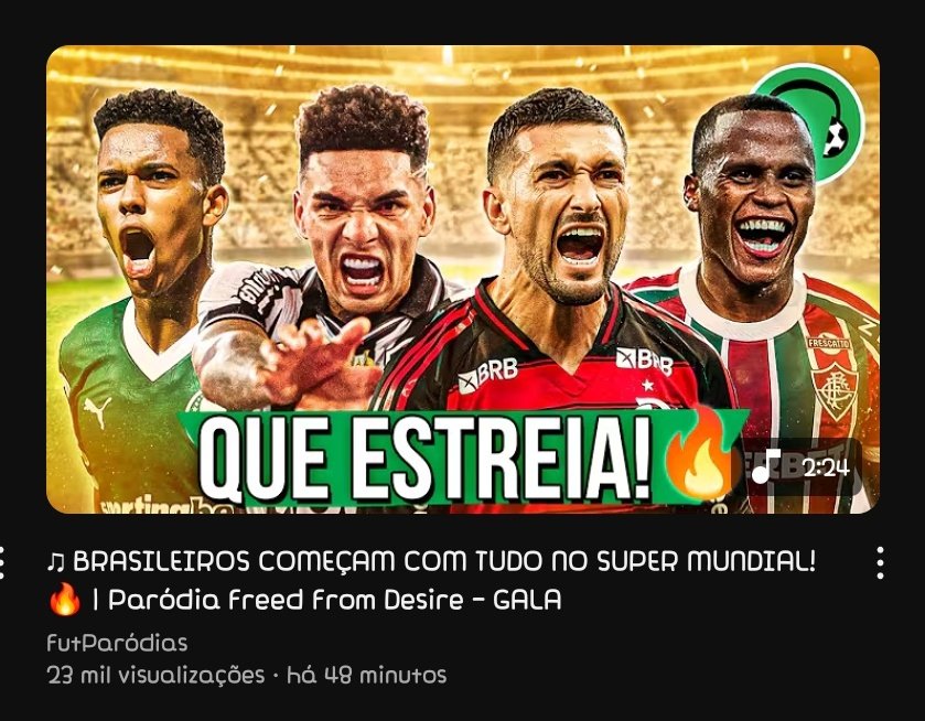 <a href="/FutParodias/">FutParódias 🎧⚽️</a> mandou muito em escolher Freed From Desire, namoral