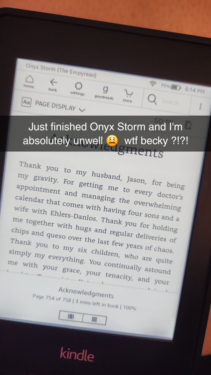 Jinx96_'s tweet photo. What a cliff hanger bro, just give me the next one right now 💳 #OnyxStorm #violetandxaden #wtf https://t.co/VmUTBC0rFY