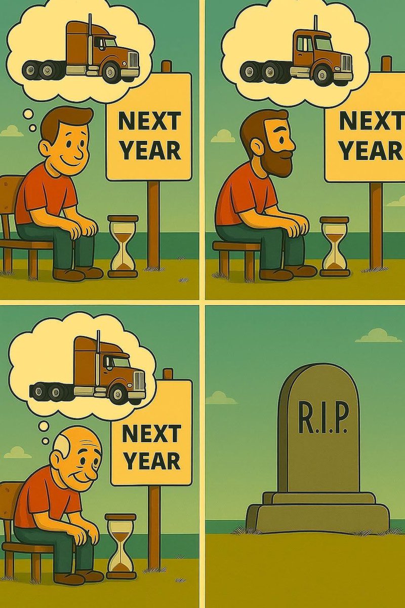 PARocknRolla's tweet image. Stop saying ‘next year’ — the clock’s ticking, and so is your life. 🫨💭⏳
If you’ve got a dream, chase it now. Tomorrow isn’t promised.
#TakeTheWheel #NoMoreWaiting #StartToday #ChaseDreams #LifeIsNow
