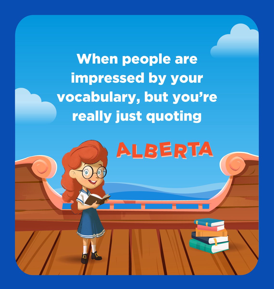 PatchAdventures's tweet image. On board the Jolly Roger, there’s one thing that’s true—
Alberta’s always teaching us something new! 

Thanks for keeping us curious and clever, one adventure at a time, Alberta! 📚

#PatchThePirate #PatchAdventure #PatchApp #PatchPlus #MajestyMusic
