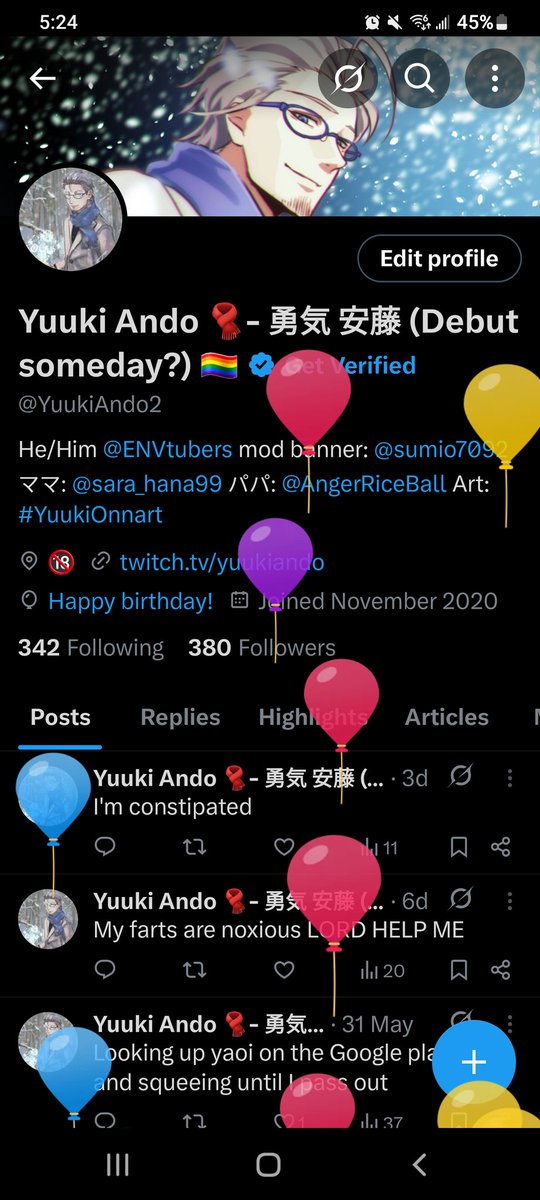 YuukiAndo2's tweet image. It birth