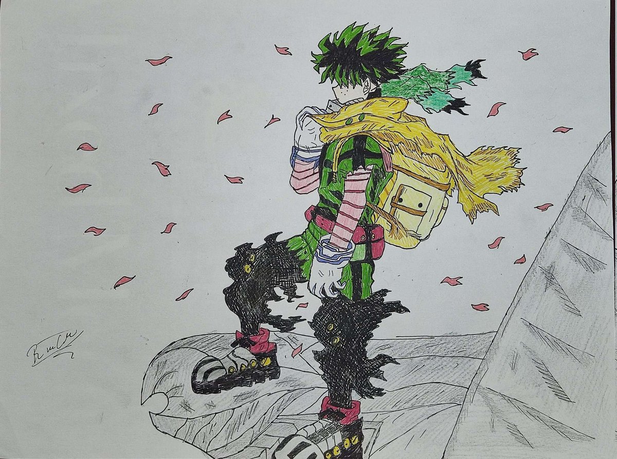 DrawsRobb's tweet image. 🥦 #MHA #mhafanart #Izukumidoriya #Fanart