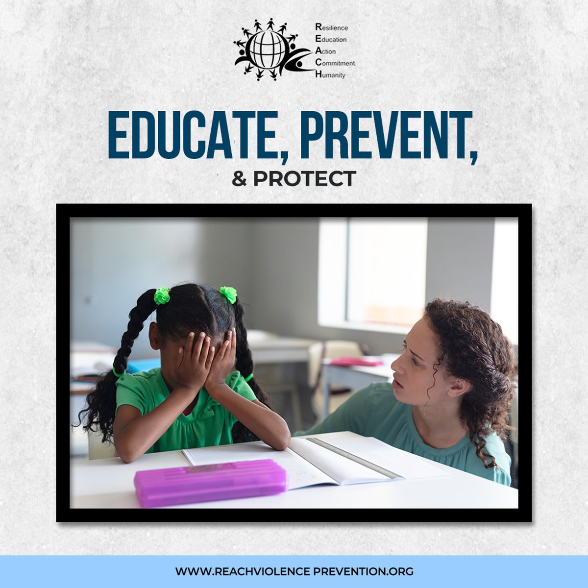 REACHVP's tweet photo. Targeted violence affects individuals and communities. Addressing it requires education, awareness, and empathy. We can create safer environments and respect by sharing knowledge and supporting positive parenting. 

#communitysafety #violence #saferworld #awarenessmatters https://t.co/e7pTdVorUi