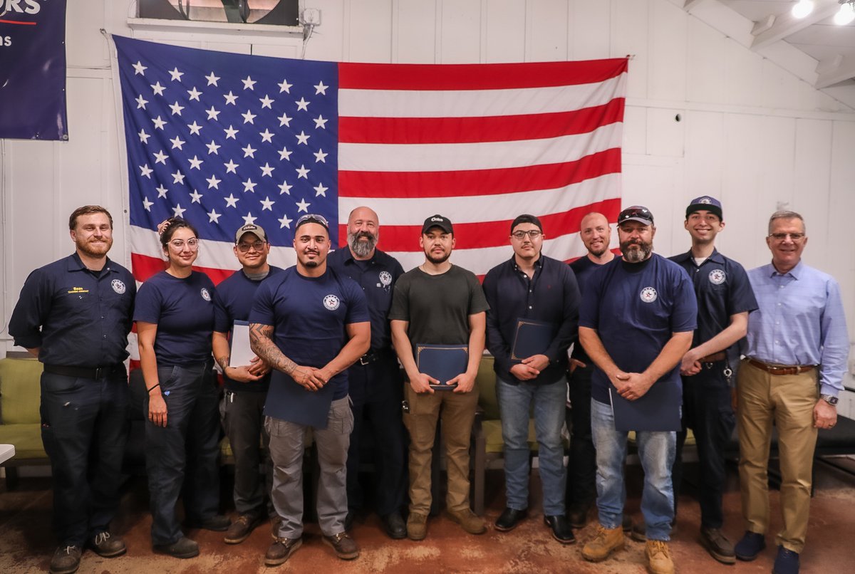 Spring Cohort B just finished their final day of class — a powerful first that kicks off a new tradition.

This welding-only group came in with a goal and left with a skillset built to last.

 Congratulations to our Spring Cohort B graduates!
#WorkshopsForWarriors