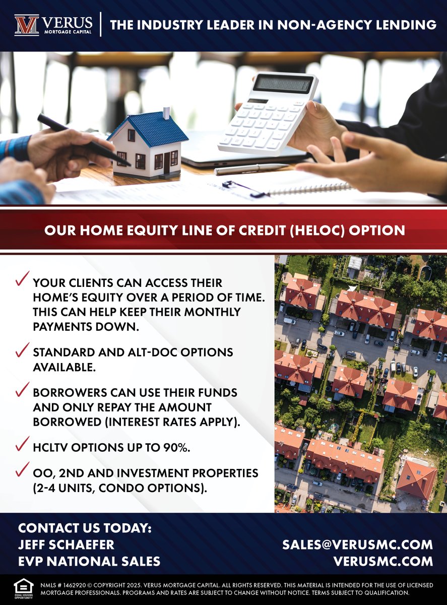 Contact us today to learn more: sales@verusmc.com
#mortgage #nonqm #nonqmlending #mortagelending #mortgageindustry #nonqmloans #alternativefinancing #loans #lenders #lending #alternativelending #financing #financingoptions #verus #sales