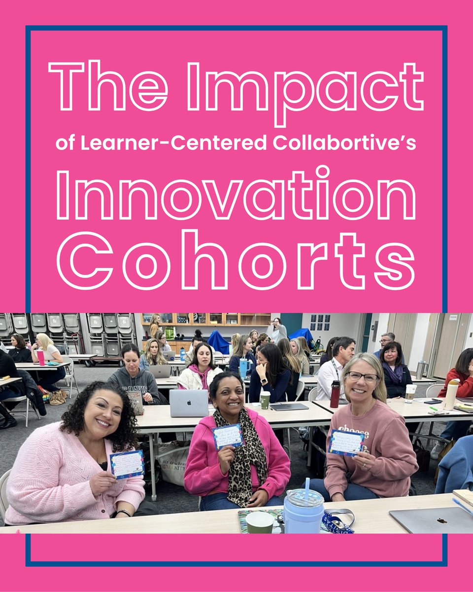 Our Innovation Cohorts:
💪 Enhance Educator Confidence
🙋‍♀️ Provide Personalized Professional Development
🤝 Create Collaborative Learning Communities
👨‍🏫 Help Educators Apply Learner-Centered Strategies
❤️ Foster Positive Feedback and Recommendations

More: hubs.ly/Q03swYX90