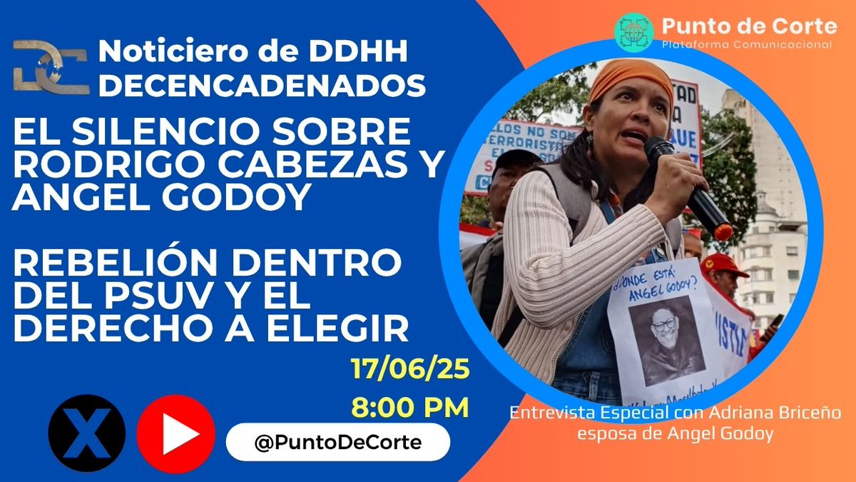 Hoy a las 8 pm... En el canal Youtube de Punto de Corte