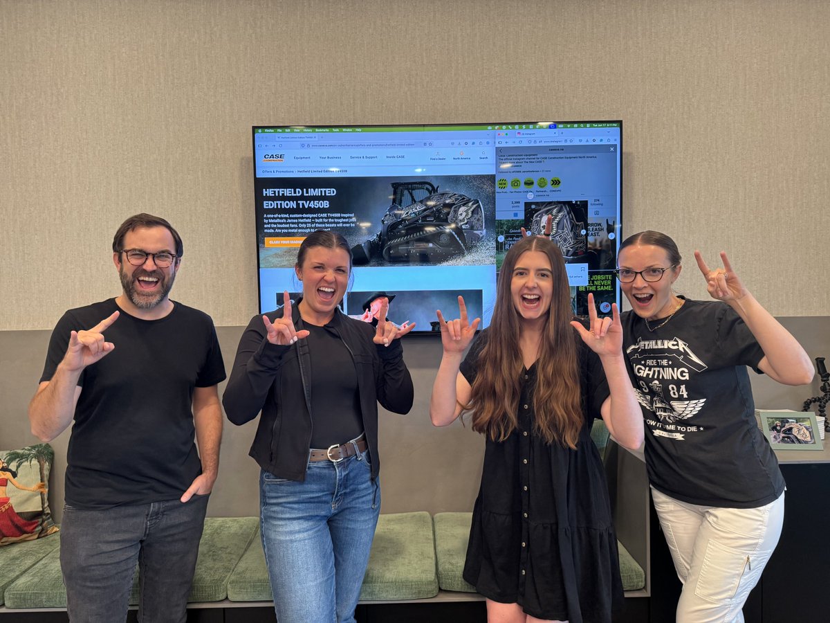 SpiderDesign's tweet image. Today we helped @CaseCE ride the lightning by supporting their launch of the Hetfield Limited Edition TV450B. We couldn't be more excited to help promote the launch of a collaboration that truly rocks!

Check it out at casece.com/en-us/northame….