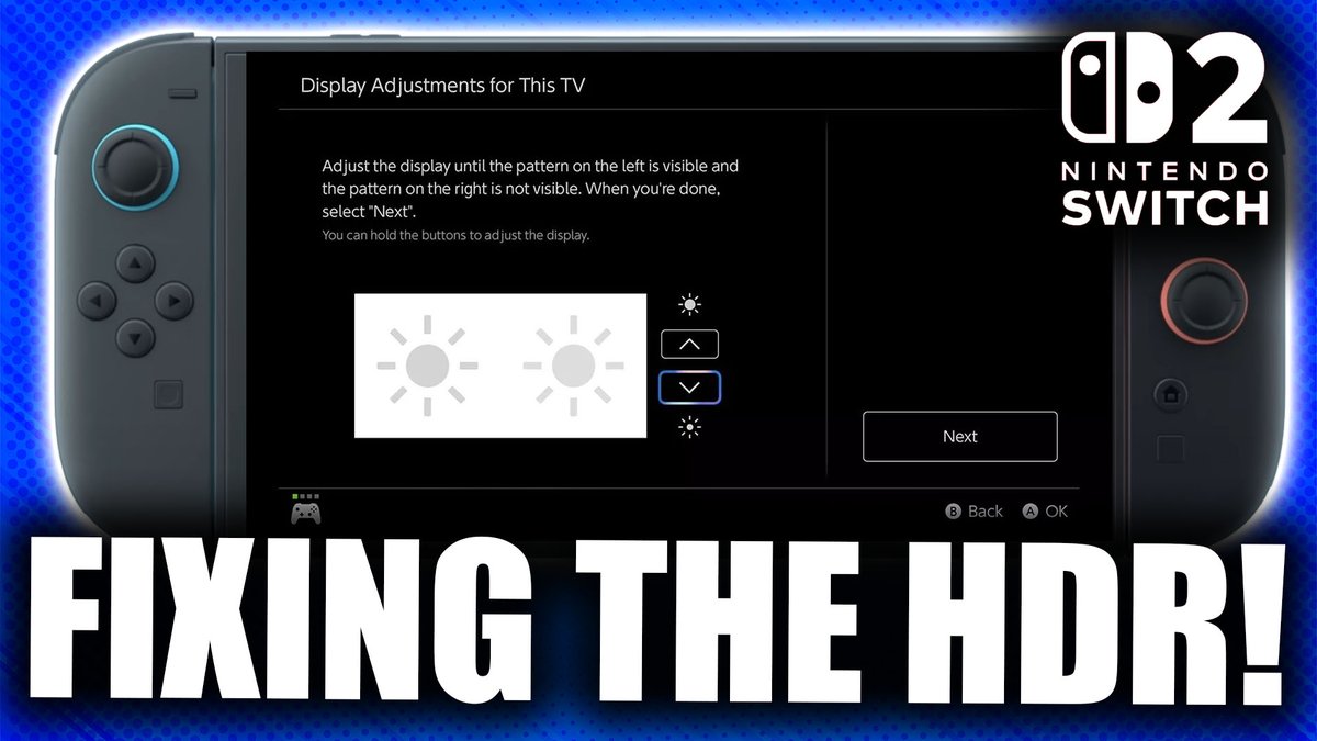 BIG Nintendo Switch 2 News Arrives, Including a HDR TV Fix!

More here: youtube.com/watch?v=hwDWNH…
