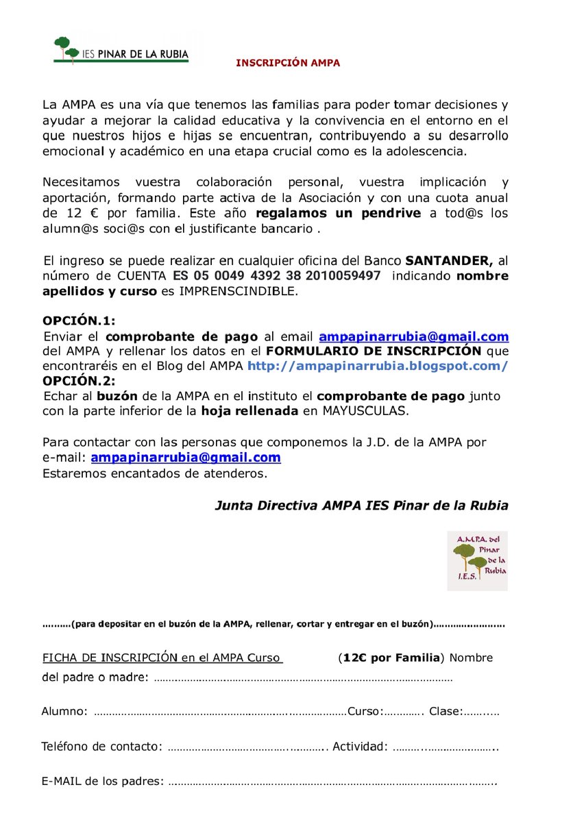 Inscripción socios AMPA 2025/26 share.google/2felZwQS9eXjwU…