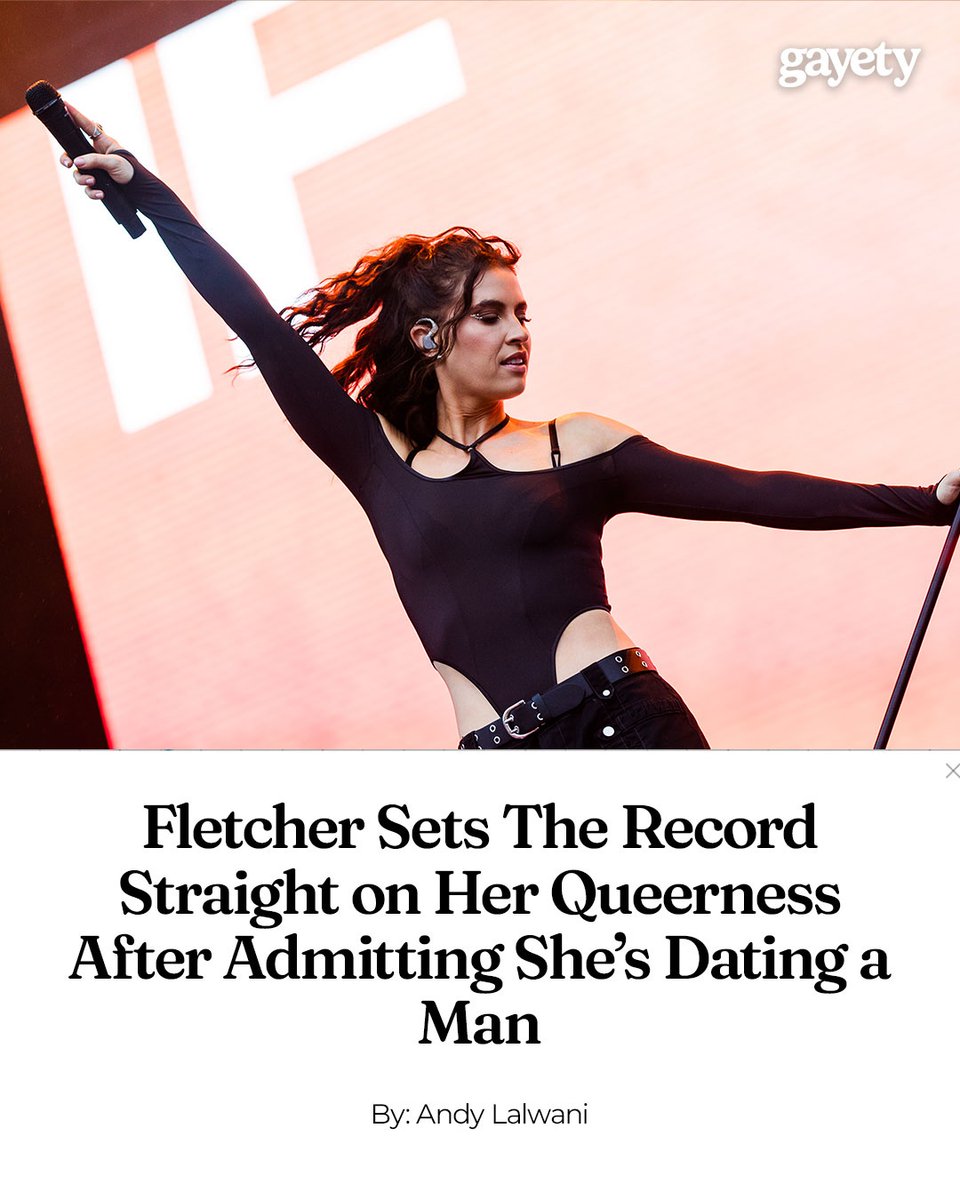 gayety's tweet image. Earlier this month, queer pop icon Fletcher sparked passionate debate with the release of her newest single, “Boy.”
🔗: gayety.com/fletcher-sets-…