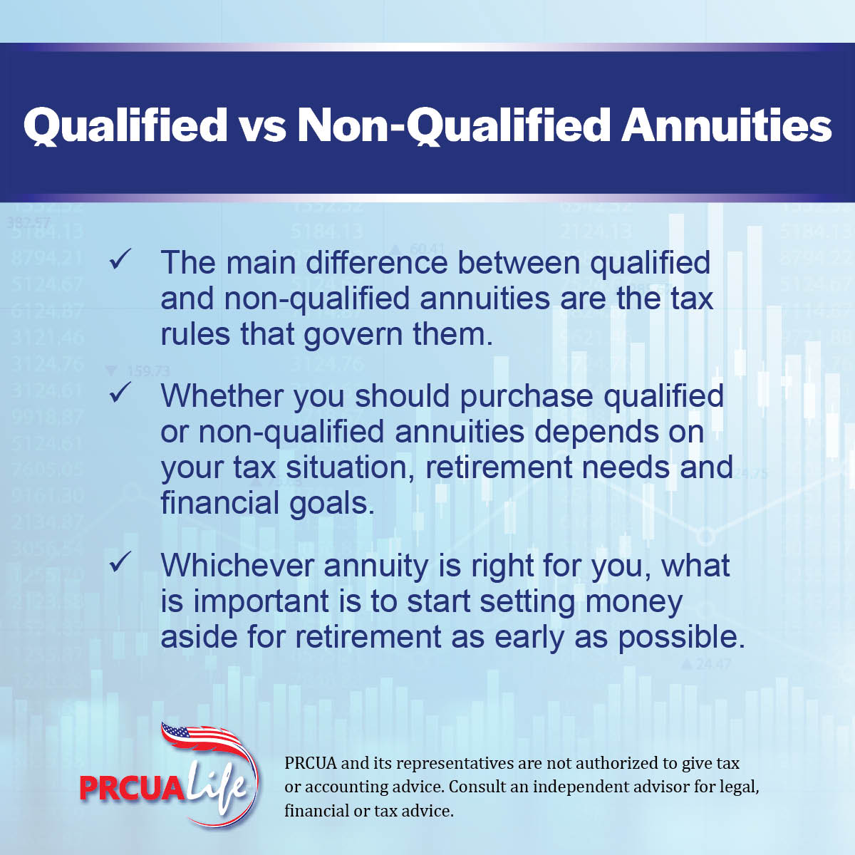 PRCUA's tweet photo. In celebration of June as Annuity Awareness Month, we're sharing slides from our PRCUA101 series, which provides useful information our annuity products and how they can help provide a secure retirement. Check back all month for more info!  

#PRCUA101 #AAM #AAM2025 #securefuture https://t.co/3Z9tQ1mSgH