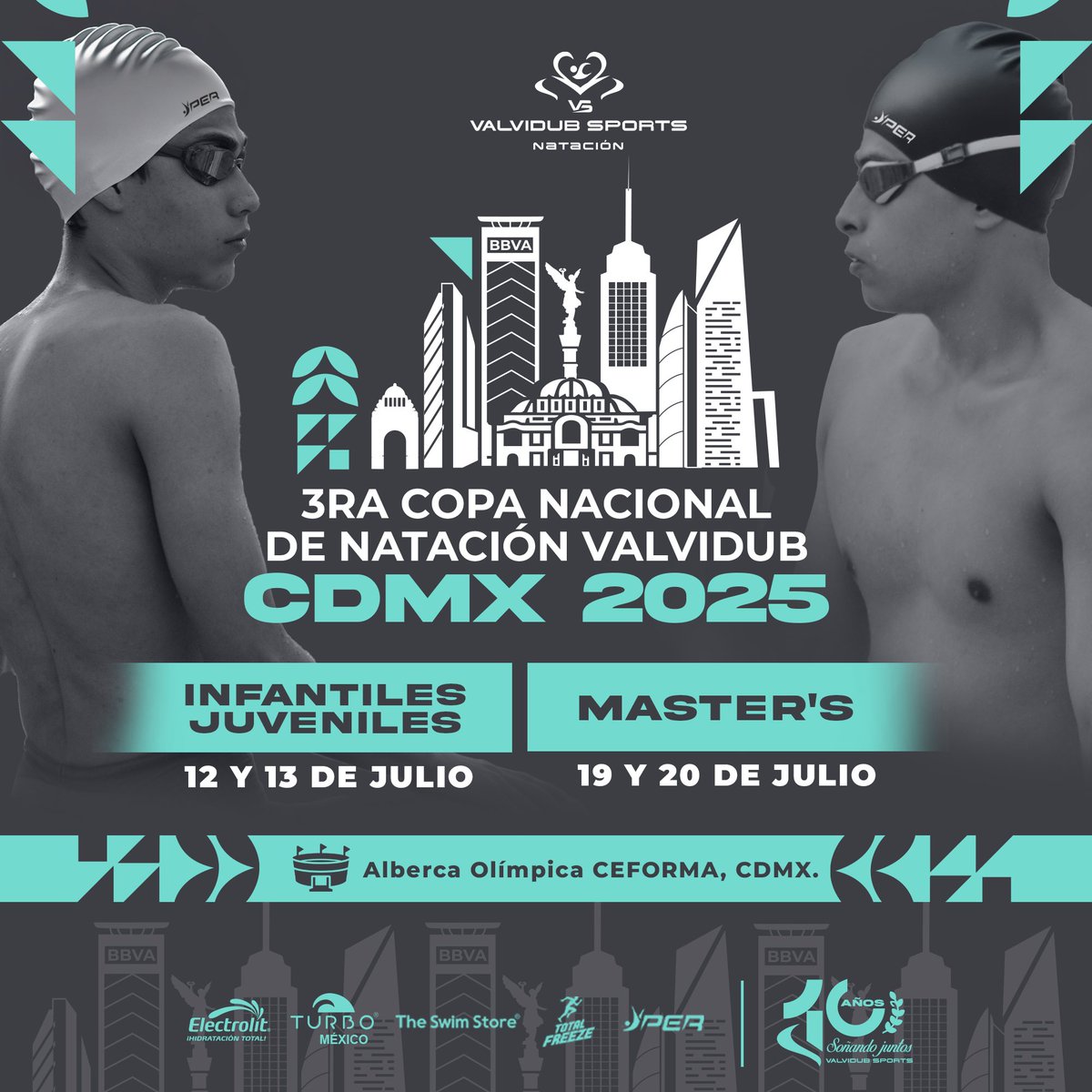 ValvidubSports's tweet photo. 🚨🏊🏼‍♂️PRÓXIMOS A CIERRES DE INSCRIPCIONES 🏊🏼‍♂️🚨

⚫️🇲🇽Fase 2 - 3ra Copa Nacional 

▪️17 de junio 

🔵Etapa 3 del Circuito Valvidub 

🔹Cierre de preinscripciones: 
20 de junio 
🔹Cierre de inscripciones: 
23 de junio 

¡Solicita convocatoria por DM e inscríbete!📲 https://t.co/HcTtD81cMT