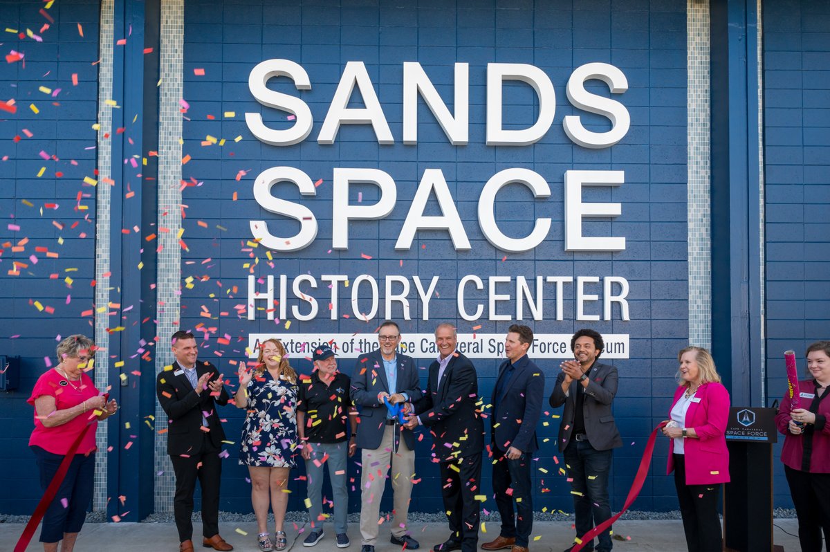 SLDelta45's tweet image. Today we officially re-opened the doors of the Sands Space History Center, a place that offers a glimpse into the legacy that continues to shape our future. Thank you to those who joined us for this moment, & to those who laid the foundation for the stories now on display.