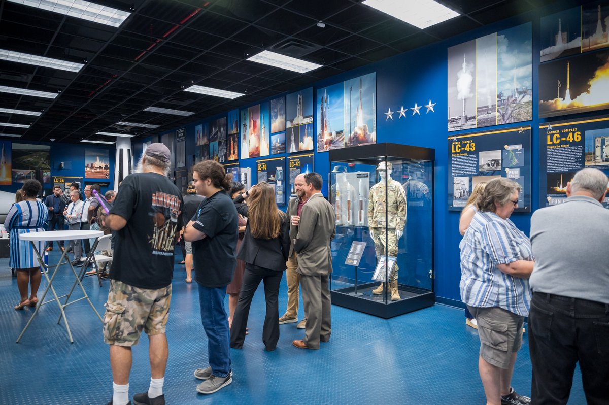 SLDelta45's tweet image. Today we officially re-opened the doors of the Sands Space History Center, a place that offers a glimpse into the legacy that continues to shape our future. Thank you to those who joined us for this moment, & to those who laid the foundation for the stories now on display.