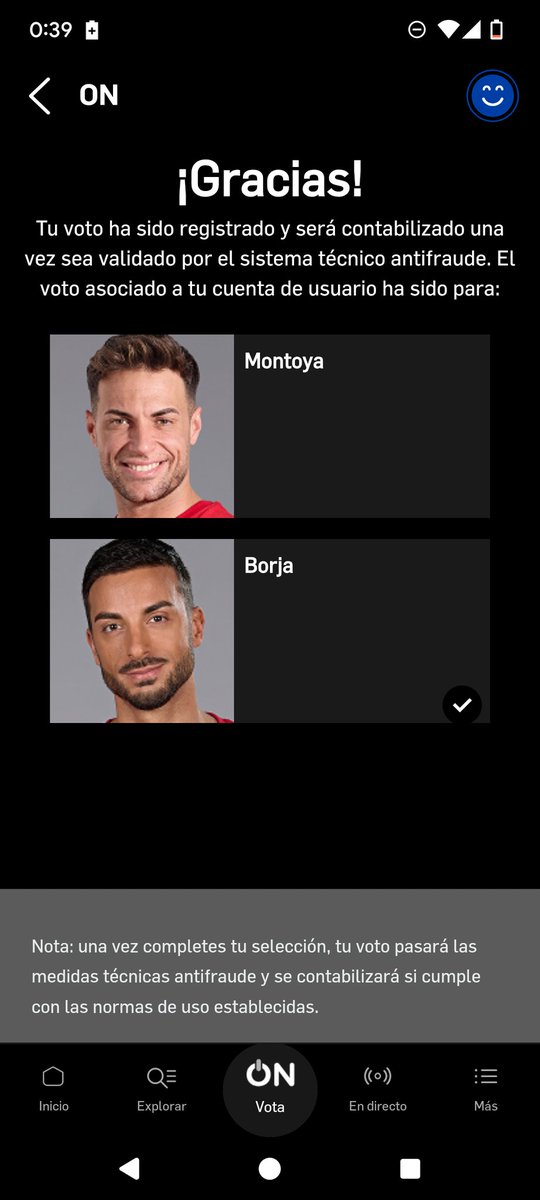 Voto para que le den ya un albornoz a ese pobre chico (y porque no puedo nada con Montoya) #SVFinal