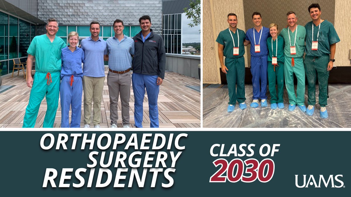 UAMS Health Orthopaedics & Sports Medicine (@uamsortho) on Twitter photo Cheers to the next 5 years!  Get ready to learn from the very best! Cheers to the next 5 years!  Get ready to learn from the very best!