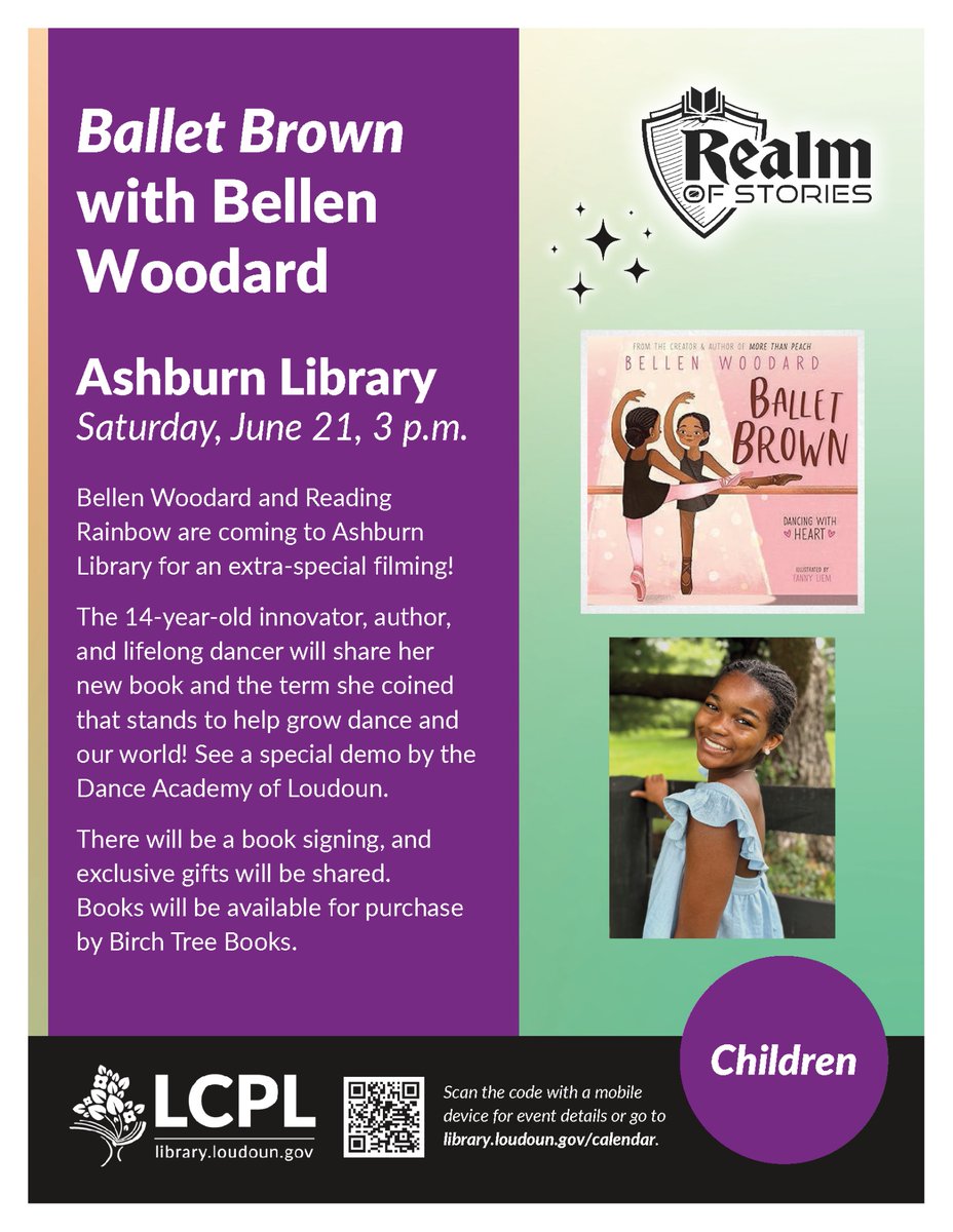 ✨NEW &amp; VERY SPECIAL INVITATION✨JOIN ME ✨for a very special filming of the brand new and coming Reading Rainbow this Saturday 6/21 at Ashburn Library. An all new Reading Rainbow with a very special host is on its way in 2025 and l’m extremely honored that an entire episode will