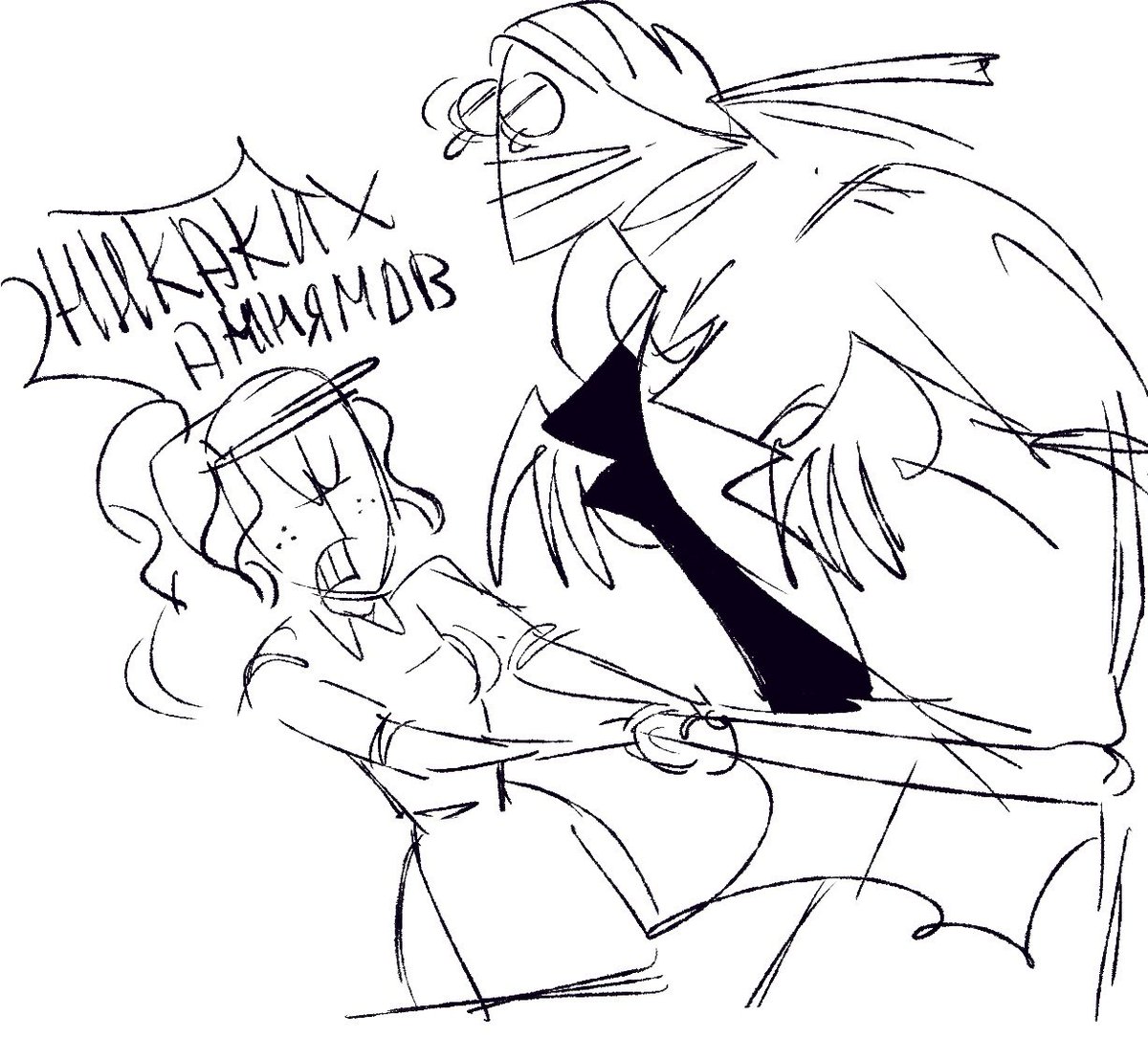LaeRFoxHaha's tweet image. Student Susie
Actually, ok it was made for fun for one sketch with Hank(pic 4) but...She became a meme among my friends, and then my OC
(1pic: I can't read))
2pic: No more Om- noms for you >:(!
4pic: om-nom.I want om-nom)
#madnesscombat #oc