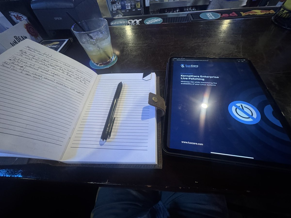Doing some <a href="/TuxCare_/">TuxCare</a> product education! #linux