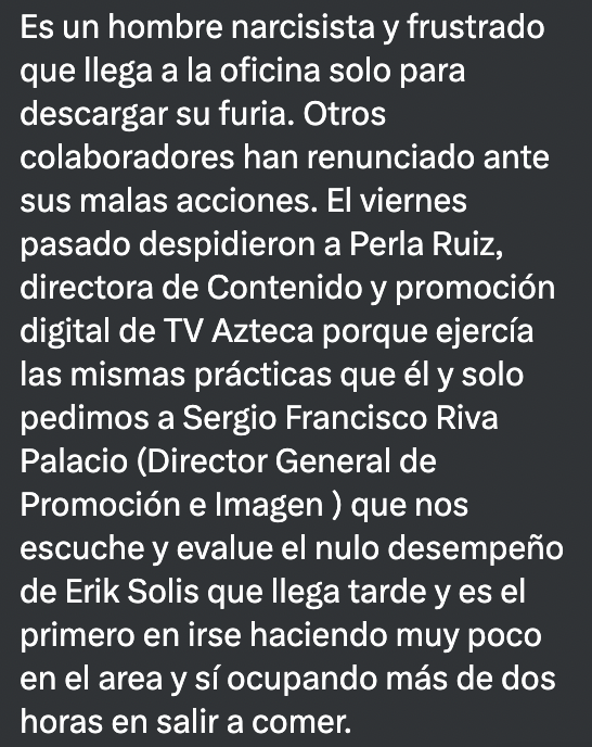 Nos hacen esta denuncia sobre el sitio digital del <a href="/Azteca/">TV Azteca</a>.
