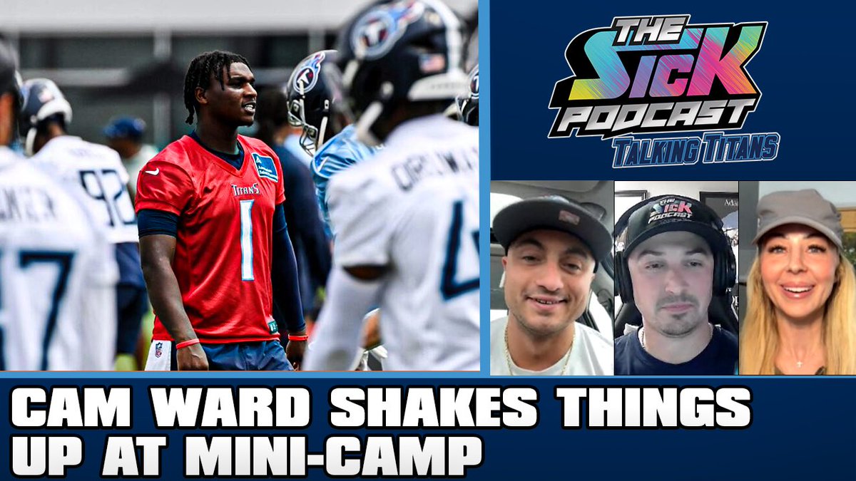 The Sick Podcast - Talking Titans (@sickpodtitans) on Twitter photo 🚨New Episode🚨
<a href="/KaylaAndersonTV/">Kayla Anderson</a> joins <a href="/salmanfredi/">Sal From Jerrrssseeeyyy</a> & <a href="/J13Foote/">⚔️NJ TITANS FAN⚔️</a> to discuss:
🔵Cam Ward's potential
🔵Camp outlooks
🔵Position battles
🔵& more!
Full pod👇
Watch: youtu.be/oLs7qkj4n6E
Listen: traffic.megaphone.fm/SICMED84898609…
#TitanUp #thesickpodcast 🚨New Episode🚨
<a href="/KaylaAndersonTV/">Kayla Anderson</a> joins <a href="/salmanfredi/">Sal From Jerrrssseeeyyy</a> & <a href="/J13Foote/">⚔️NJ TITANS FAN⚔️</a> to discuss:
🔵Cam Ward's potential
🔵Camp outlooks
🔵Position battles
🔵& more!
Full pod👇
Watch: youtu.be/oLs7qkj4n6E
Listen: traffic.megaphone.fm/SICMED84898609…
#TitanUp #thesickpodcast