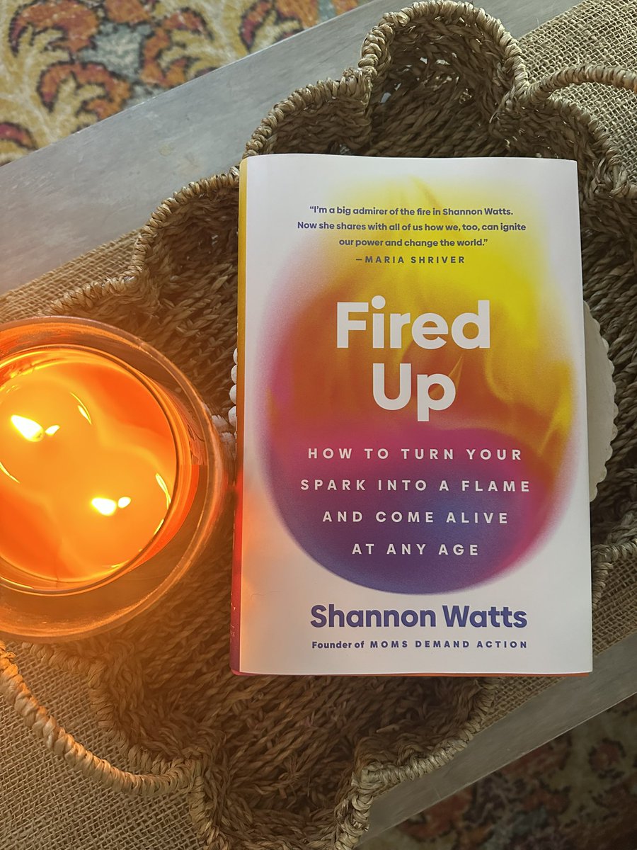 My new beach read has arrived and I couldn’t be more excited to dive in and get — Fired Up. 
“You can think of failure as an important spark that flies off your fire to help ignite new ventures, and new strengths within yourself.”
  - <a href="/shannonrwatts/">Shannon Watts</a>