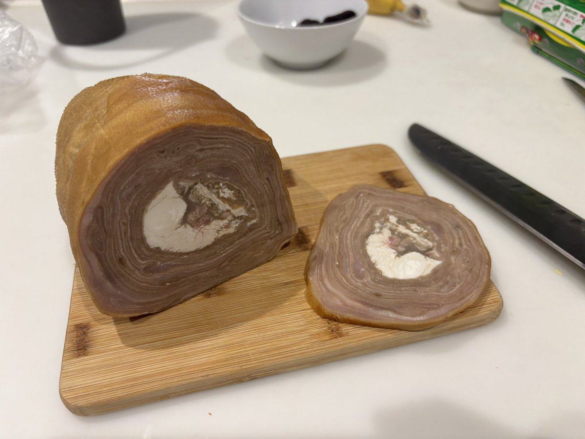 Хонины сүүлтэй ороосон гүзээ, гоё юм бна, өглөөний цайнд янзтай.

#breakfast